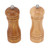 2PCS Wood Pepper Grinder Adjustable Coarseness Efficient Grinding Pepper Mills Shakers for Kitchen Supplies Dark Wood Color, Light Wood Color