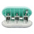 3 Hole Puncher DIY Mini Handheld Paper Punch Loose Leaf Manual Punching Machine for Home Dorm Office Green