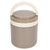 Insulated Food Jar 304 Stainless Steel Japanese Style Round Shape Vacuum Lunch Food Container for Office Worker 1.2L Khaki