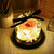Loving Heart Glass Cover Simulation Plastic Rose Flower Lamp LED Decoration Night Light for Valentine's Day GiftPink