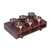 6pcs 100ml Copper Plated Moscow Mule Mug Stainless Steel Cocktail Cup Set with Storage Holder for Home Party