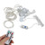 3x3 m Hanging Window Curtain String Lights with Remote Control for Christmas Festive Decoration