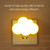 Cloud Light Sensor Control LED Night Light Socket Night Lamp Children Bedroom Bedside Lamp