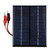 2W 12V Solar Panel with Clips Polycrystalline Silicon Solar Cell DIY Waterproof Camping Portable Power Solar Panel Compatible for Street Light Garden Lamp Fan Pump