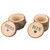 2Pcs Retro Wedding Ring Box Container Unique Ring Jewelry Holder Storage Case 02#