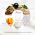 2 PCS Rice Storage Bin 2KG Portable Food Grain Storage Box Rice Storage Box Dispenser Sealed Tank with Measuring Cup