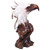 Resin Craftwork Craft Animal Sculptures Decorative Ornament Home Office DecorationEagle 26.5x17x15cm