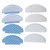 8 Pcs Mop Cloth for DEEBOT OZMO T8 T8aivi N8pro Plus Vacuum Cleaner Replacement Parts Cleaning Pads Microfiber Mop