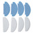 8 Pcs Mop Cloth for DEEBOT OZMO T8 T8aivi N8pro Plus Vacuum Cleaner Replacement Parts Cleaning Pads Microfiber Mop