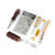 59 Pcs Leather Craft Sewing Tool Hand Stitching Sewing Prong Punch Tools Saddle Groover Leather