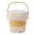6L Small Washer Yellow Mini Washing Machine Foldable Portable Large Capacity Basket High Speed Motor Washing Machine  100‑240V for Underwear