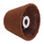 Plush Cloth Lamp Shade Replacement Decorative Soft Comfortable Cone Round Lamp Shade for E27 E14 Table Lamp Brown
