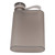 Flat Water Bottle Plastic Leak Proof Transparent Square Portable Paper Water Bottle 380ml Grey