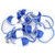 16.4ft Swimming Pool Safety Divider Rope Floating Buoy Line Accessories for Hot Springs Shallow Beaches