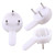 47Pcs Non-Trace Wall Picture Hooks Plastic Invisible Traceless Drywall Picture Hanging Kit