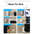 47Pcs Non-Trace Wall Picture Hooks Plastic Invisible Traceless Drywall Picture Hanging Kit