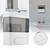 300ml Plastic Wall Mounted Soap Lotion Liquid Shampoo Dispenser for Home Hotel Restroom (Black)