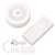 Intelligent Door Ring Human Body Induction USB Powered Door Ring IP55 Waterproof 58 Ringtones Door Ring for Family Hotel Office Building White