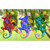 3Pcs Metal Gecko Wall Art Colorful Sculpture Hanging Wall Decor for Indoor Outdoor Home Bedroom Office Patio Yard Garden