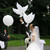 10Pcs Peace Dove Balloons Large Dove Balloons Flying Pigeon  Balloons for Wedding Memorial Birthday