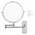 Wall Mount Double Sided Cosmetic Mirror Rotatable Bathroom Makeup Mirrors 10x Magnification