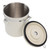 Airtight Coffee Canister 304 Stainless Steel Valve with Scoop for Ground Coffee Tea Food Storage Containers Medium 1.5L