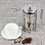 Stainless Steel Glass French Press Filter Coffee Pot Household Tea Maker(350ML)