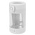 Jar with LED Light and Magnifying Glass Portable Cigarette Storage Jar Transparent Airtight Container with Spoon White