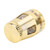 Spice Grinder Small Portable Rust Proof Zinc Alloy Manual Spice Mill for Dry Herbs Nuts Gold