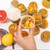 50pcs Sauce Cup Plastic 50ML Disposable Portable Multifunctional Airtight Portion Cups for Condiment Lemon Scallion Ginger Passion Fruit