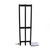 Towel Storage Rack Wall Mounted Black Iron Alloy 3 Bar Rolled Towel Holder for Bathroom