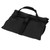 Tool Storage Bag Canvas Foldable Zipper Design Lightweight and Durable High Capacity Tool Roll Up Bag with StrapsBlack