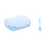 Bento Lunch Box 3 Compartment Food Grade PP Safe Reusable Portable Divided Lunch Box with Spoon for School Office 1800ml
