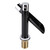 Matte Black Bathroom Basin Sink Faucet Cold and Hot Water Tap ( Standard G1/2")