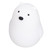 LED Night Light Cartoon White Bear Baby Pat Light USB Charging Timing Bedside Lamp for Bedroom