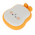 Electric Hand Warmer Cute Toast USB Rechargeable Hand Warmer 6000mAh Power Bank for Home Office Blush Expression