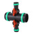 Irrigation Micro Spray Pipe Connector 4 Way Hose Fitting Irrigation Sprinklers G1"/G2" Valve