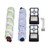 Rolling Brush Filter Set Replacement Parts Fit for Bissell 1868 1866 Vacuum Cleaner Accessory