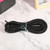 7mm 10m / 32.8ft Clothes Round Elastic Rope Cord with Strong Elasticity for Clothing DIY Black