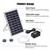 Solar Oxygen Pump Fish Tank Oxygenator Aquarium Oxygen Aerator Pond Aerator Air Pump Fishing Aerator Aquarium Airpump with Aquarium Oxygen Pipe Air Bubble Stone