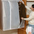 Super Large Transparent 3D Zipper Clothes Dust Cover Wardrobe Storage Bag Waterproof Dustproof Suit Coat Protector 120x100x50cm