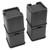 4 Set Multifunctional Furniture Risers Stackable Sofa Risers with Double Sided Adhesive Fixed Bottom for Table Couch Chair Bed