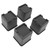 4 Set Multifunctional Furniture Risers Stackable Sofa Risers with Double Sided Adhesive Fixed Bottom for Table Couch Chair Bed