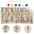 6pcs 12cm Christmas Nutcracker Ornament Set Wooden Nutcracker Character Soldier Toy Wooden Doll Figurine Painting Toy