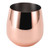 Stainless Steel Wine Glass Stemless Egg Shape 550ml Unbreakable Portable for Bar Outdoor Events Copper Plating