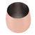 Stainless Steel Wine Glass Stemless Egg Shape 550ml Unbreakable Portable for Bar Outdoor Events Copper Plating