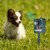 Ultrasonic Animal Repeller Solar USB Charging Electronic Animal Repeller Outdoor Waterproof with Flashing LED Light  for Foxes Birds Dogs