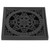 Floor Drain Insectproof Odorresistant Copper Floor Drain for Family Hotel Kitchens Bathrooms Black