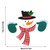 Christmas Home Decor Christmas Themed Santa Snowman Garden Fence Topper Ornament Holiday Hanging Decor Gift