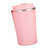 Insulated Cup 304 Stainless Steel Liner Safety Lock Large Capacity Portable Insulated Coffee Mug with Lid for Office Pink 380ml